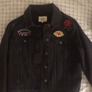 NWOT Black Denim Jacket
